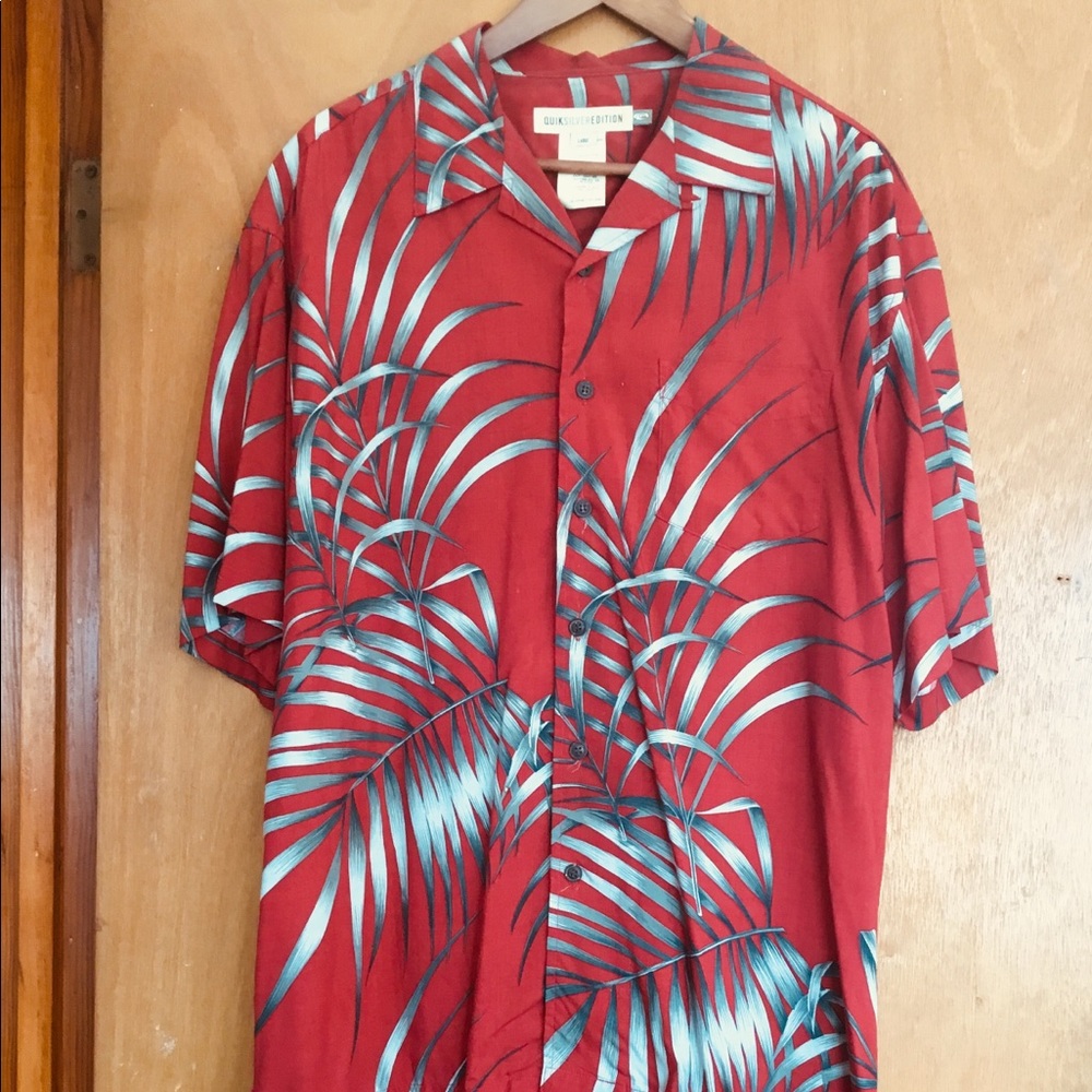 QUICKSILVER EDITION LG VINTAGE HAWAIIAN SHIRT
